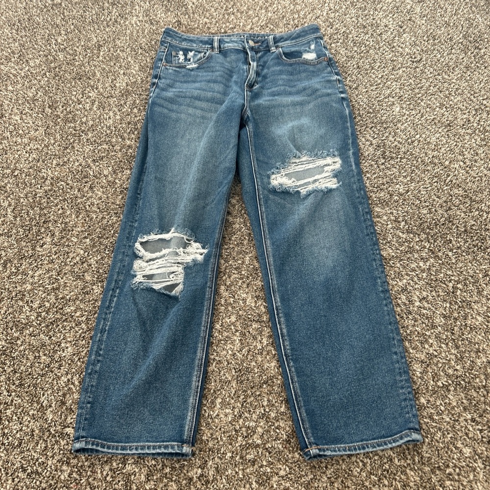 Distressed Blue american eagle Jeans